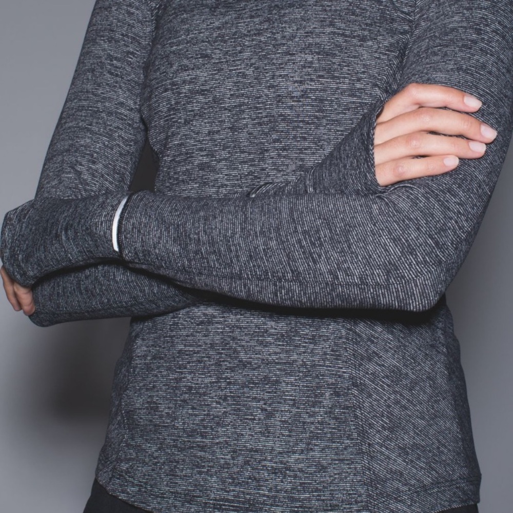 {Lululemon} Kanto Catch Me Long Sleeve - Grey, Size 6